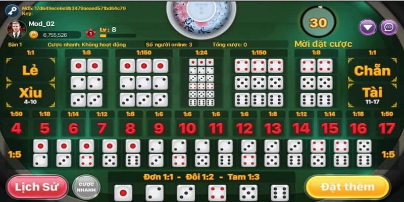 Bí kíp cược Luckywin Tài Xỉu